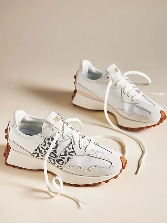 New Balance Shoes - New Balance 327 Sneakers Linen/Sea Salt/Leopard